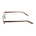 Unisex 6509-J-5Fu Frames // Transparent Brown