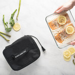 Hot Logic Mini + Pyrex Dish (Houndstooth)