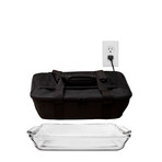 Hot Logic Casserole + Glass Casserole Dish (Black)