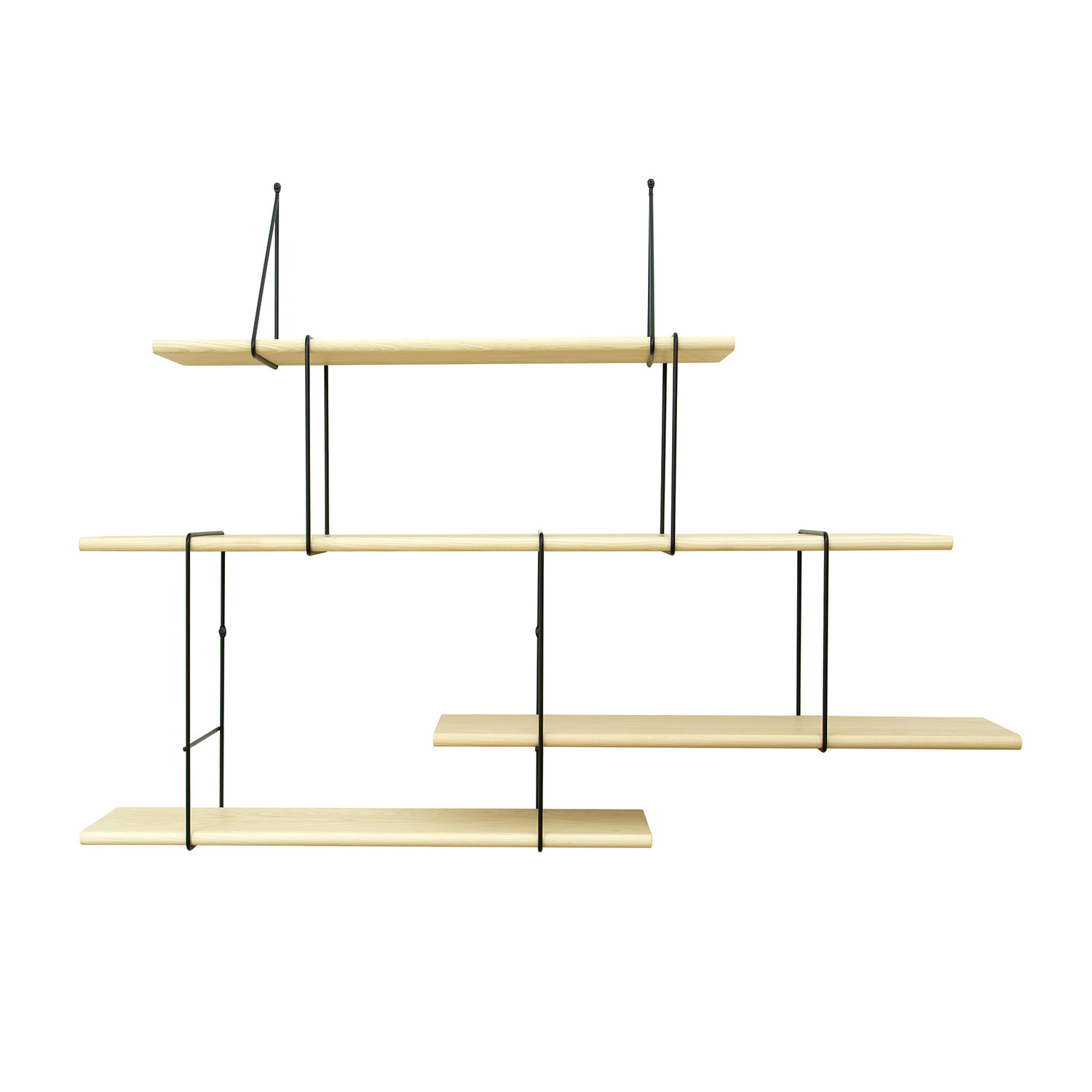 Link Shelf Set 2 Ash Black Studio Hausen Touch Of Modern