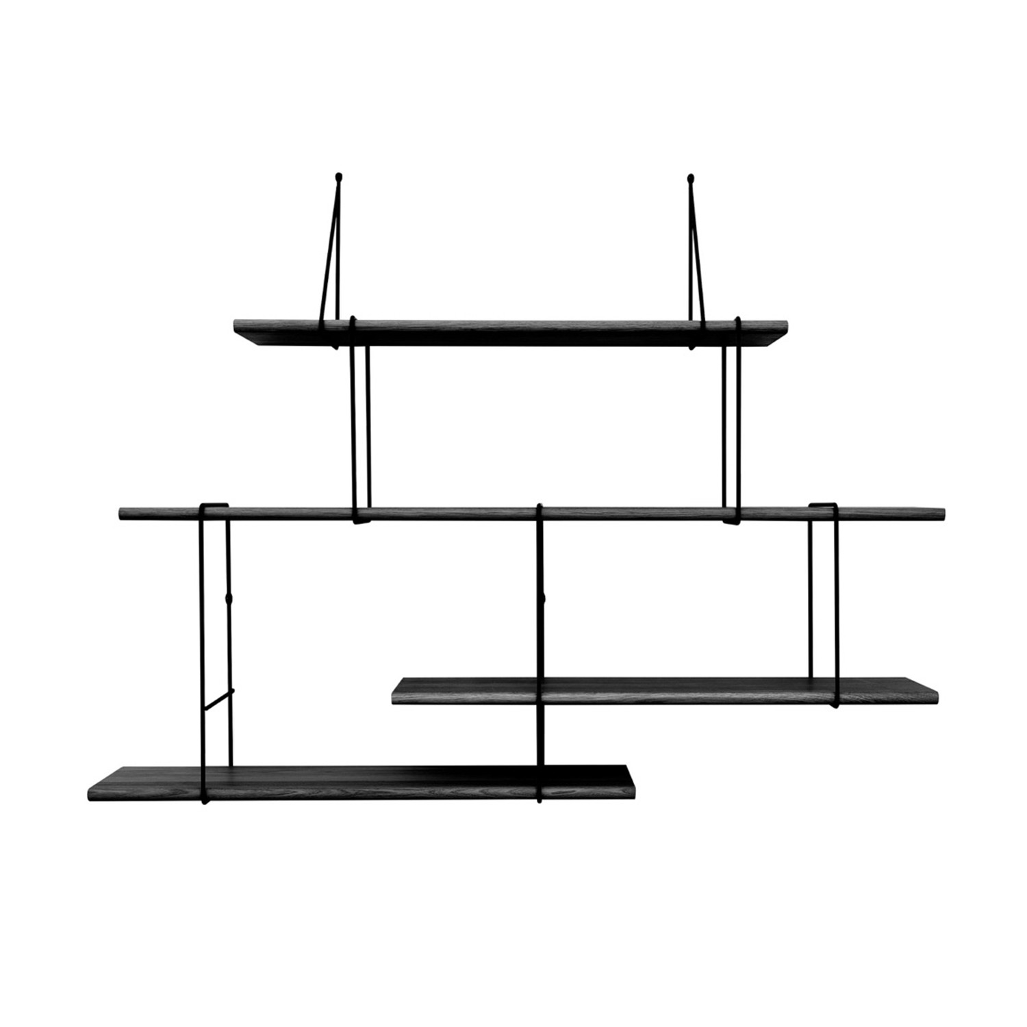 Link Shelf Set 2 Black Black Studio Hausen Touch Of Modern