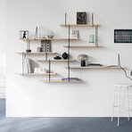 Link Duo Shelves // Ash + Black