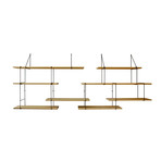 Link Duo Shelves // Oak + Black