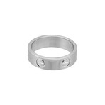 Vintage Cartier 18k White Gold Love Ring (Ring Size: 5.25)