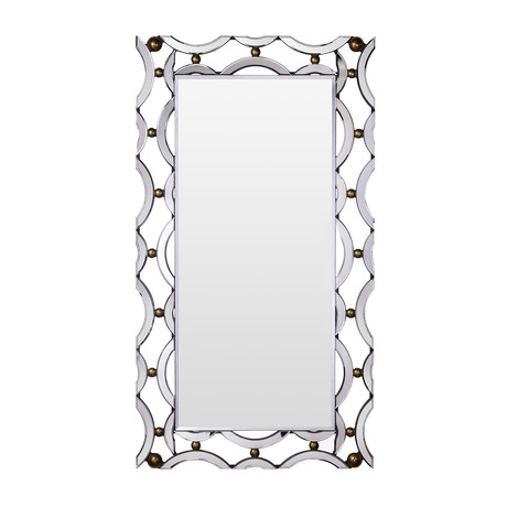 Modern Mirror (Round Block Design)