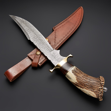 Damascus Bowie Knife // 68