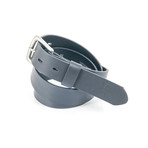 Leather Belt // Blue (26")