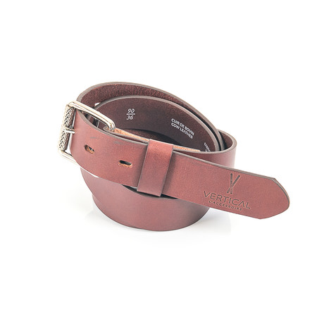 Leather Belt // Brown (26")