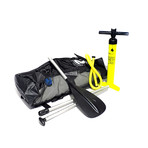 11' Inflatable Current Crossover I-Sup + Seat + Kayak Paddle