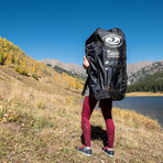 11' Inflatable Current Crossover I-Sup + Seat + Kayak Paddle