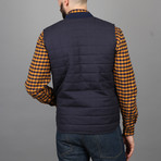 Cambric Quilted Gilet // Navy (S)