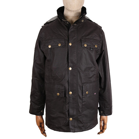 Bilton Wax Jacket // Gunmetal (S)