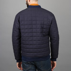 Quilted Bomber // Navy (S)