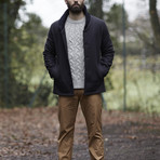 Bampton Wool Jacket // Navy (M)