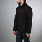 Bampton Wool Jacket // Navy (XL)