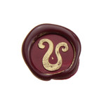 Ultimate Murano Glass Writing Set + Zodiac Seal // Leo (Black // Red Wax + Gold Cream)