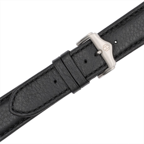 Hegid Legende Leather Watch Strap // Black
