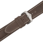 Hegid Courage Leather Watch Strap // Brown