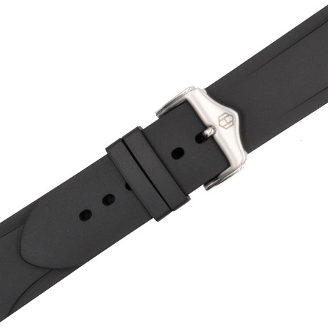 Hegid Courage Rubber Watch Strap // Black