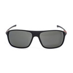 Tag Heuer // Square Sunglasses V1 // Mattte Black + Red