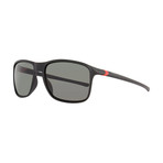 Tag Heuer // Square Sunglasses V2 // Mattte Black + Red