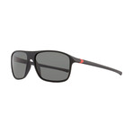 Tag Heuer // Square Sunglasses V1 // Mattte Black + Red