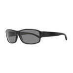 Tag Heuer // Rectangular Sunglasses // Shiny Black