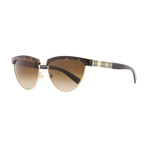 Versace Cateye Sunglasses // Havana + Gold + Black