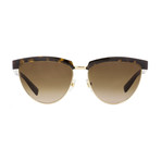 Versace Cateye Sunglasses // Havana + Gold + Black