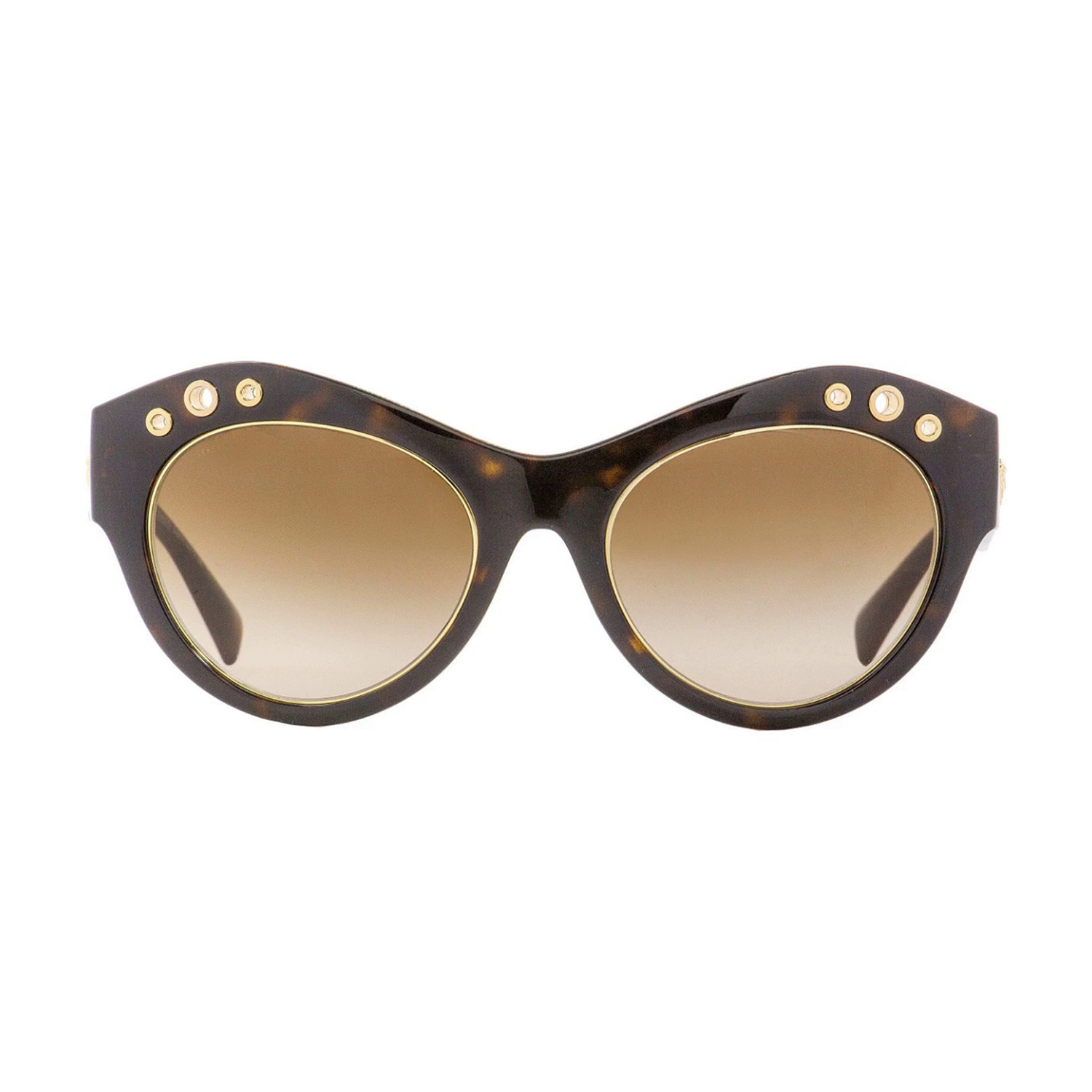Versace Oval Sunglasses V1 // Havana + Gold - Versace & Tag Heuer ...