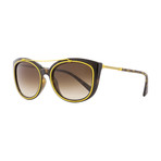 Versace Oval Sunglasses // Havana + Yellow