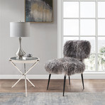 Vicenza Collection // Side-Table (Silver)