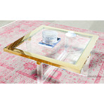 Soho Collection // Lucite Coffee Table