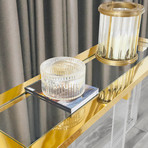 Mercer Collection // Lucite Clear Console