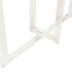 Mercer Collection // Lucite Clear Console