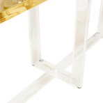 Mercer Collection // Lucite Clear Console