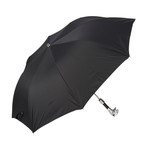 Silver Tiger Folding Umbrella // Black