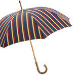 Striped Umbrella // Solid Wooden Stick