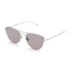 Women's Cat-Eye Sunglasses // Silver + Gray