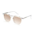 Men's Aviator Sunglasses // Crystal + Tan