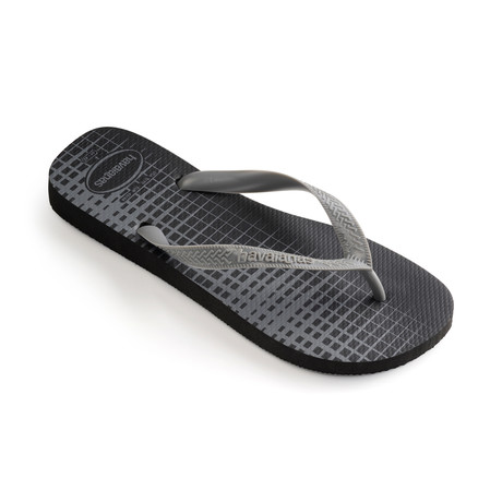 Top Basic Sandal // Black + Steel Gray (US: 8)