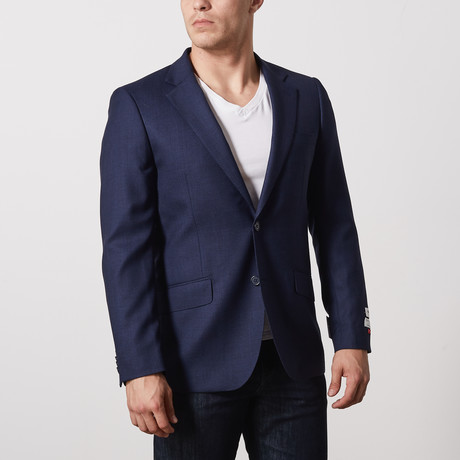 Slim Fit Sport Jacket // Navy (US: 38R)