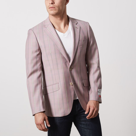 Slim Fit Sport Jacket // Pink (US: 38R)