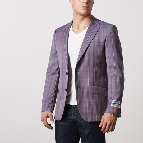 Slim Fit Sport Jacket // Purple (US: 38R)