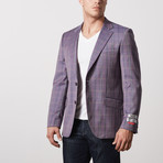 Slim Fit Sport Jacket // Purple (US: 40R)