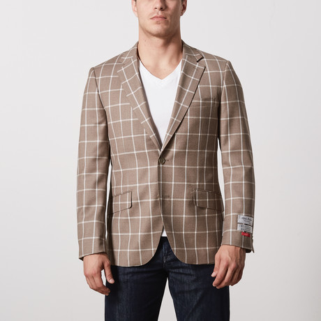 Slim Fit Sport Jacket // Beige II (US: 38R)