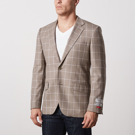 Slim Fit Sport Jacket // Beige (US: 38R)