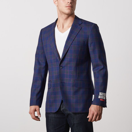 Slim Fit Sport Jacket // Blue (US: 38R)