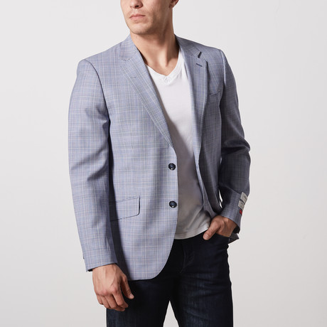 Slim Fit Sport Jacket // Light Blue (US: 38R)