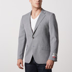 Slim Fit Sport Jacket // White + Black (US: 48R)